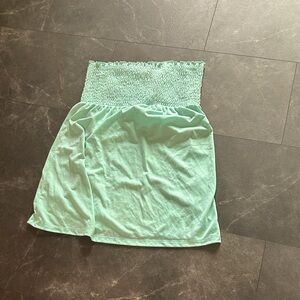 Mint Green Smocked Women's Skirt 23